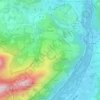 Lahore topographic map, elevation, terrain