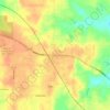 Semmes topographic map, elevation, terrain