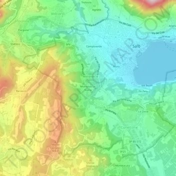 Moriondo di Sopra topographic map, elevation, terrain
