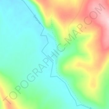 Белые Ключи topographic map, elevation, terrain