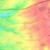 Saint-Agnan topographic map, elevation, terrain