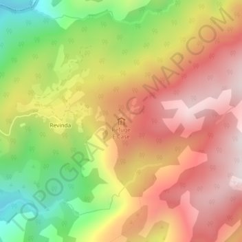 Refuge E Case topographic map, elevation, terrain