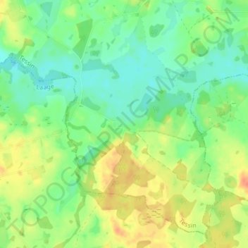 Wesselstorf topographic map, elevation, terrain