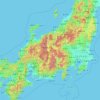Nagano Prefecture topographic map, elevation, terrain
