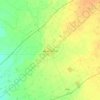 Toba Tek Singh topographic map, elevation, terrain