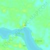When topographic map, elevation, terrain
