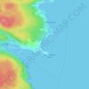Back Cove topographic map, elevation, terrain