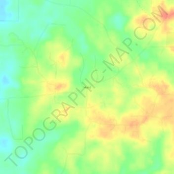 Hunt topographic map, elevation, terrain