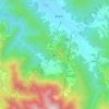 篁岭 topographic map, elevation, terrain