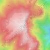 Roen topographic map, elevation, terrain