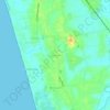 Vanelim topographic map, elevation, terrain