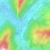 Le Turban topographic map, elevation, terrain