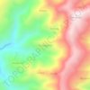 Daenggune topographic map, elevation, terrain