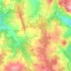 Villeneuve topographic map, elevation, terrain