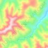 Balongga topographic map, elevation, terrain