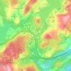 Landing topographic map, elevation, terrain