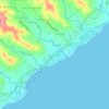 Oyungan topographic map, elevation, terrain