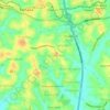 Nambuluwa topographic map, elevation, terrain