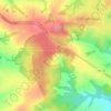 Орешники topographic map, elevation, terrain