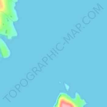 Thomas Bay topographic map, elevation, terrain