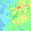 Newmarket on Fergus topographic map, elevation, terrain