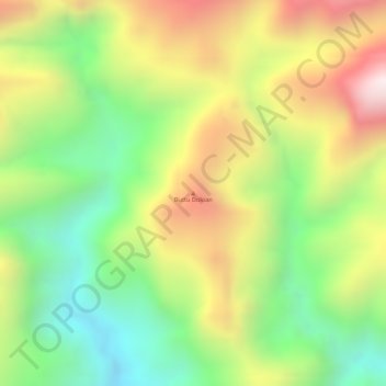 Buttu Doloan topographic map, elevation, terrain