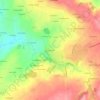 Les Morelles topographic map, elevation, terrain
