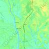 Savar topographic map, elevation, terrain