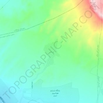 Ughli topographic map, elevation, terrain