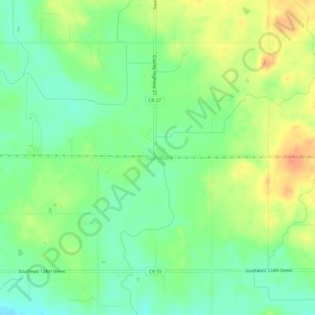 Summit topographic map, elevation, terrain