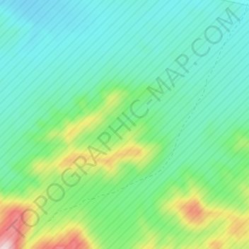Кыркым topographic map, elevation, terrain