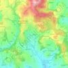 Katzham topographic map, elevation, terrain