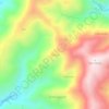 Kalora topographic map, elevation, terrain