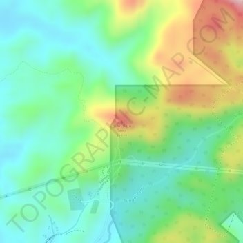 Bukit Batu Sawa topographic map, elevation, terrain