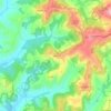 Pastine topographic map, elevation, terrain