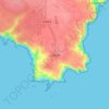 Lizard topographic map, elevation, terrain