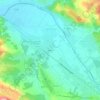 Bagens topographic map, elevation, terrain