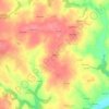 Linguen topographic map, elevation, terrain