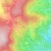 La Terrasse de Chiroubles topographic map, elevation, terrain