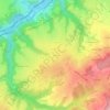Le Pré topographic map, elevation, terrain