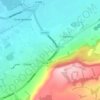 South Lackenby topographic map, elevation, terrain