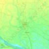 Katihar topographic map, elevation, terrain