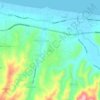 Modio topographic map, elevation, terrain