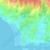Alto do Forno topographic map, elevation, terrain