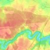 Chanteloup topographic map, elevation, terrain