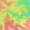 Pinecliffe topographic map, elevation, terrain