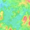 La Brandouille topographic map, elevation, terrain