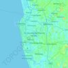 Sri Jayawardenapura Kotte topographic map, elevation, terrain