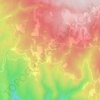 Les Isnards topographic map, elevation, terrain