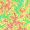 Limestone topographic map, elevation, terrain
